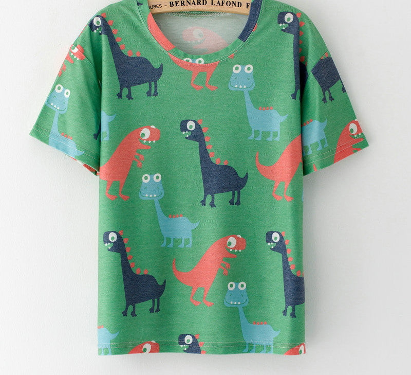 Fashion Vintage Summer Style Harajuku T Shirt Women Clothes Tops Emoji Funny Tee Shirts Ice Cream Print-Dollar Bargains Online Shopping Australia
