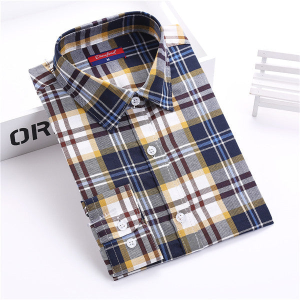 Autumn Plaid Shirt Women Blouses Long Sleeve Blouse Women Shirts Plaid Flannel Womens Tops Fashion-Dollar Bargains Online Shopping Australia