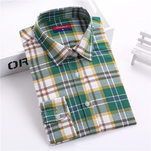 Autumn Plaid Shirt Women Blouses Long Sleeve Blouse Women Shirts Plaid Flannel Womens Tops Fashion-Dollar Bargains Online Shopping Australia