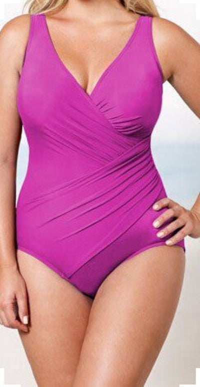 One Piece Swimsuit Women Plus Size Swimwear Retro Vintage Bathing Suits Beachwear Print Swim Wear Monokini 4XL-Dollar Bargains Online Shopping Australia