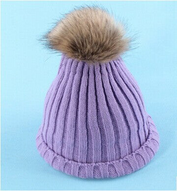 Women Spring Winter Hats Beanies Knitted Cap Crochet Hat Rabbit Fur Ear Protect Casual Cap-Dollar Bargains Online Shopping Australia
