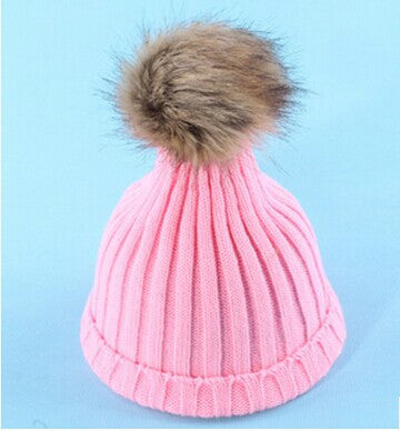 Women Spring Winter Hats Beanies Knitted Cap Crochet Hat Rabbit Fur Ear Protect Casual Cap-Dollar Bargains Online Shopping Australia