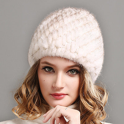 FURTALK Women Real mink fur hat winter fur hat Russian Women Winter Hat Beanie-Dollar Bargains Online Shopping Australia
