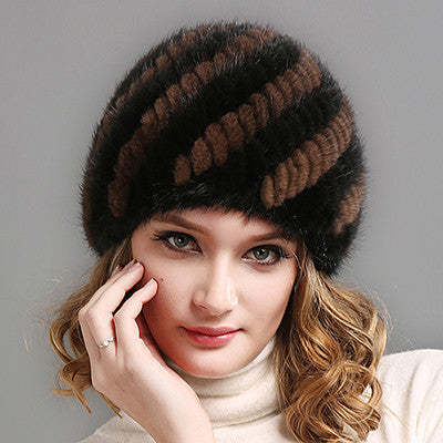 FURTALK Women Real mink fur hat winter fur hat Russian Women Winter Hat Beanie-Dollar Bargains Online Shopping Australia