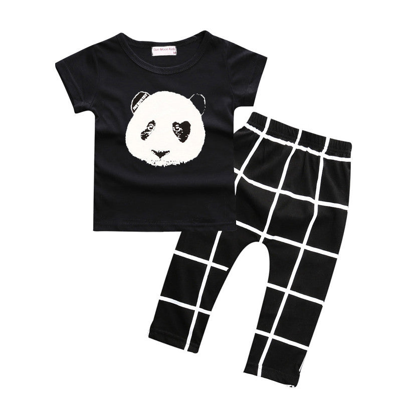 Baby boys t-shirt + long pants 2Pieces baby clothes children tracksuit summer baby girls clothing set roupa infantil menina-Dollar Bargains Online Shopping Australia