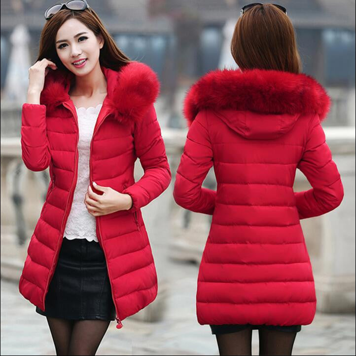 Womens Winter Jackets And Coats Thick Warm Hooded Down Cotton Padded Parkas For Women's Winter Jacket Female Manteau Femme-Dollar Bargains Online Shopping Australia