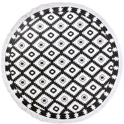 24 styles Arrival 100% Cotton Round Bohemia Printed Tassel Knitted Beach Towel toalla playa serviette de plage towel-Dollar Bargains Online Shopping Australia