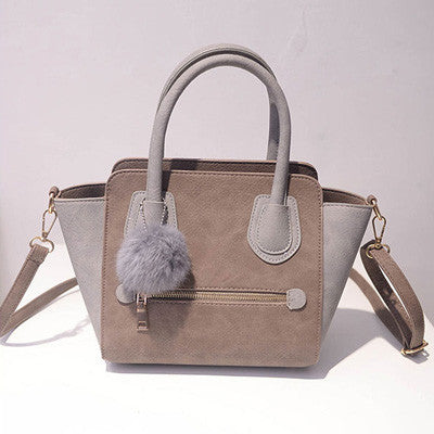 Spring Smiley PU Leather Tote Bag Women Trapeze Fashion Designer Handbags High Quality Ladies Bags Vintage Crossbody Bags-Dollar Bargains Online Shopping Australia