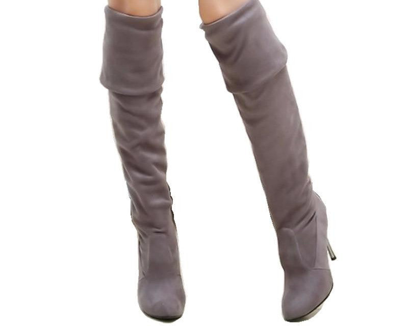 Big Size 34-43 High Heels Women Boots Over the Knee High Boots Party Sexy Lady Fashion Winter Woman Shoes-Dollar Bargains Online Shopping Australia