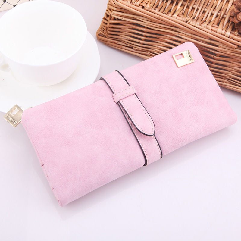 Susan' HOT Women Ladies Female Long Matte PU Leather Hasp Clutch Wallets Coin Purses Card Holder Handbag Monedero-Dollar Bargains Online Shopping Australia