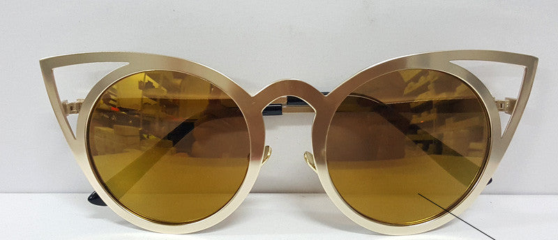 Women sunglasses Vintage cat eye Sun glasses Metal Eyeglasses Frames Mirror shades Sexy Sunnies ss309-Dollar Bargains Online Shopping Australia