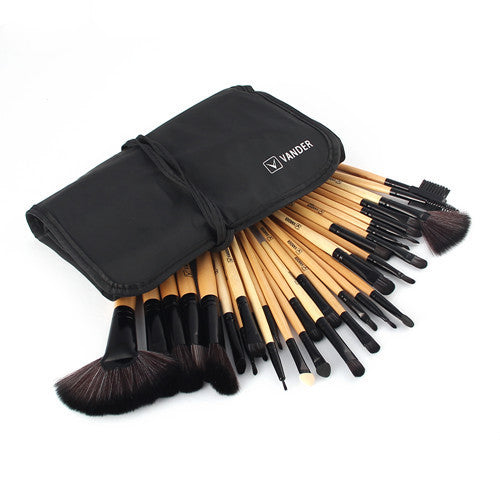 32Pcs Set Professional Makeup Brush Foundation Eye Shadows Lipsticks Powder Make Up Brushes Tools + Bag pincel maquiagem-Dollar Bargains Online Shopping Australia