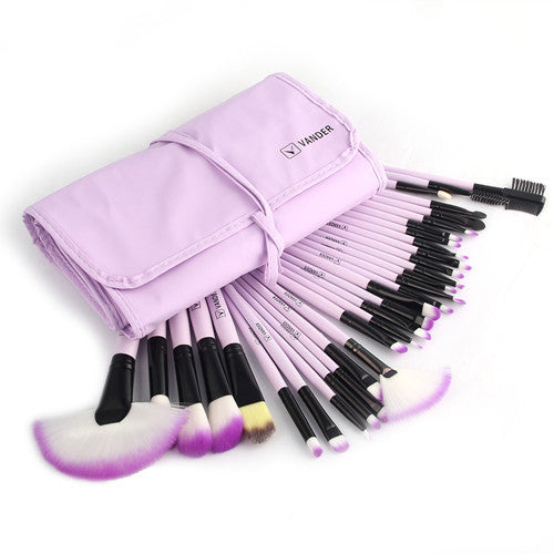 32Pcs Set Professional Makeup Brush Foundation Eye Shadows Lipsticks Powder Make Up Brushes Tools + Bag pincel maquiagem-Dollar Bargains Online Shopping Australia