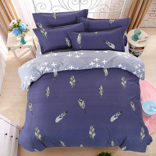 Promotion Reactive Printing BEDDING 4pcs Bedding Set duvet cover set queen king size QUILT COVER SET-Dollar Bargains Online Shopping Australia