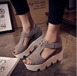 SUMMER STYLE Platform Sandals Shoes Women High Heel Casual Shoes Open Toe Platform Gladiator Trifle Sandals Women Shoes-Dollar Bargains Online Shopping Australia