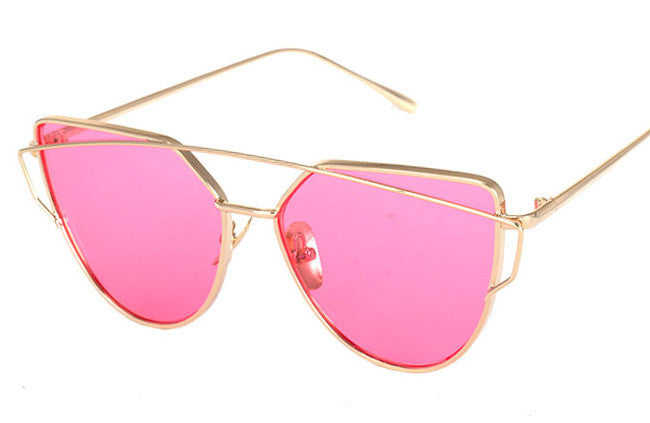 BOUTIQUE Women 6 Colour Luxury Cat Eye Sunglasses Women Sunglasses Double-Deck Alloy Frame UV400-Dollar Bargains Online Shopping Australia