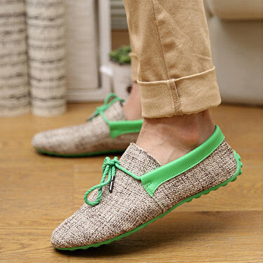 men shoes spring summer breathable fashion weaving Woven men casual flat shoes lace-up loafers comfortable mocassins-Dollar Bargains Online Shopping Australia
