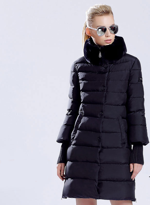 Winter duck down jacket women long coat parkas thickening Female Warm Clothes Rabbit fur collar High Quality-Dollar Bargains Online Shopping Australia