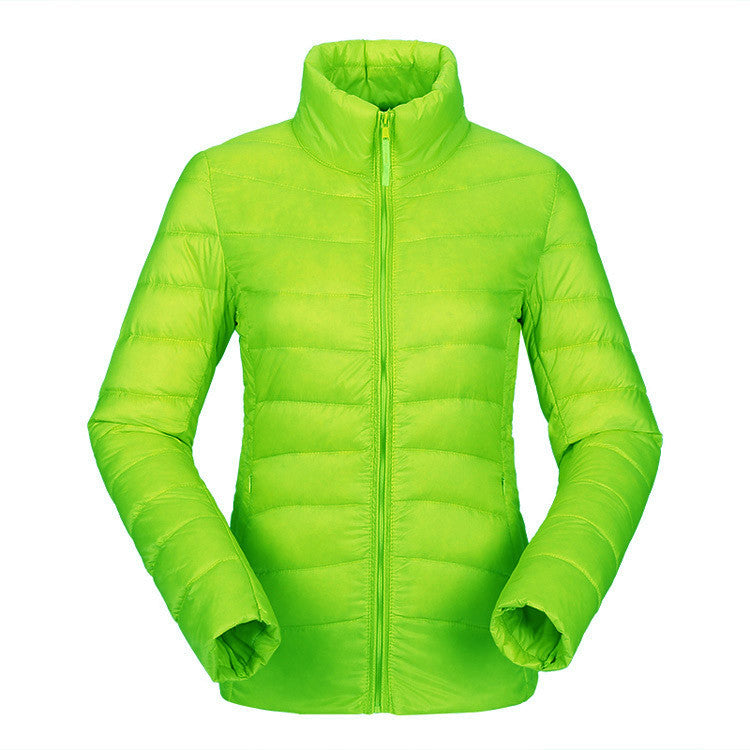 women ultra light down jacket winter duck down jackets women slim thin long sleeve parka zipper coats pockets solid-Dollar Bargains Online Shopping Australia