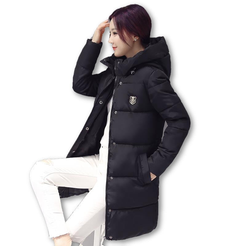 Down parka women autumn winter coat down long coat 8665 winter jacket women coat-Dollar Bargains Online Shopping Australia