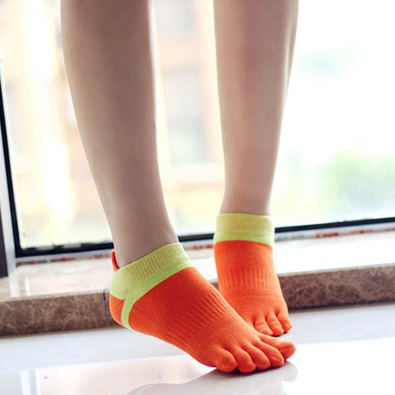 Summer Womens Socks Cotton Meias Five Finger Socks Casual Toe Socks Breathable Calcetines Ankle Socks 8 Colors-Dollar Bargains Online Shopping Australia