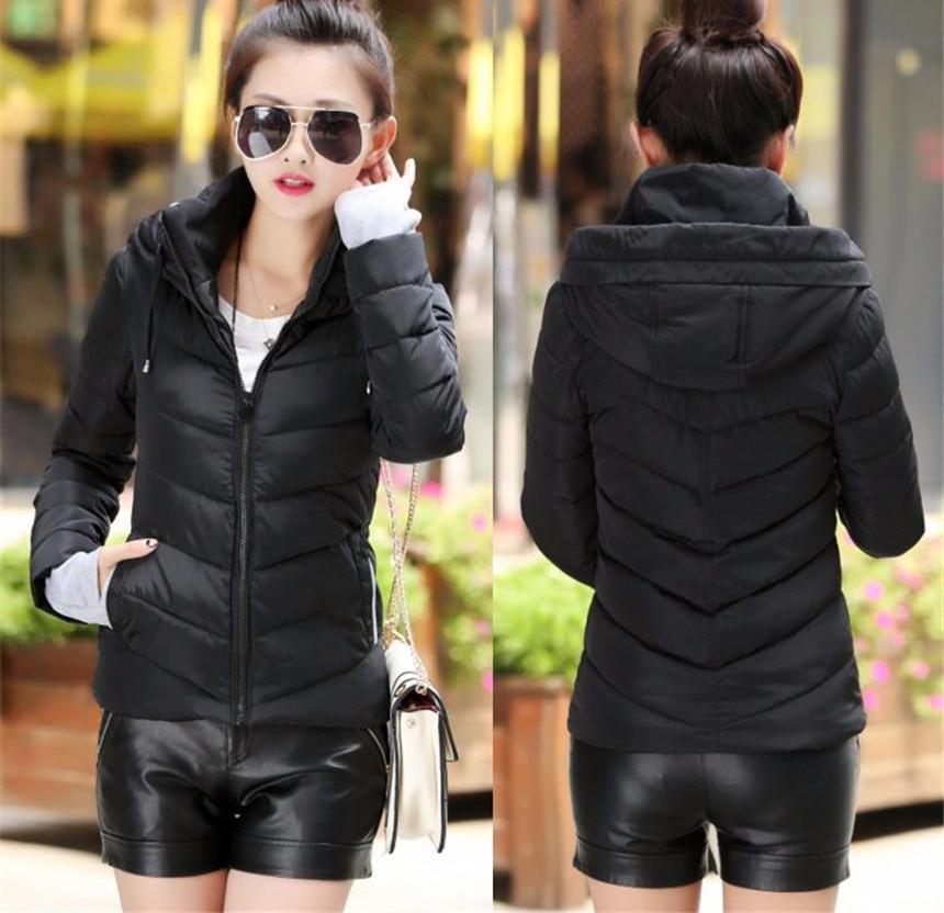 Wadded Winter Jacket Women Cotton Short Jacket Fashion Girls Padded Slim Plus Size Parkas Stand collar Coat DT1-Dollar Bargains Online Shopping Australia