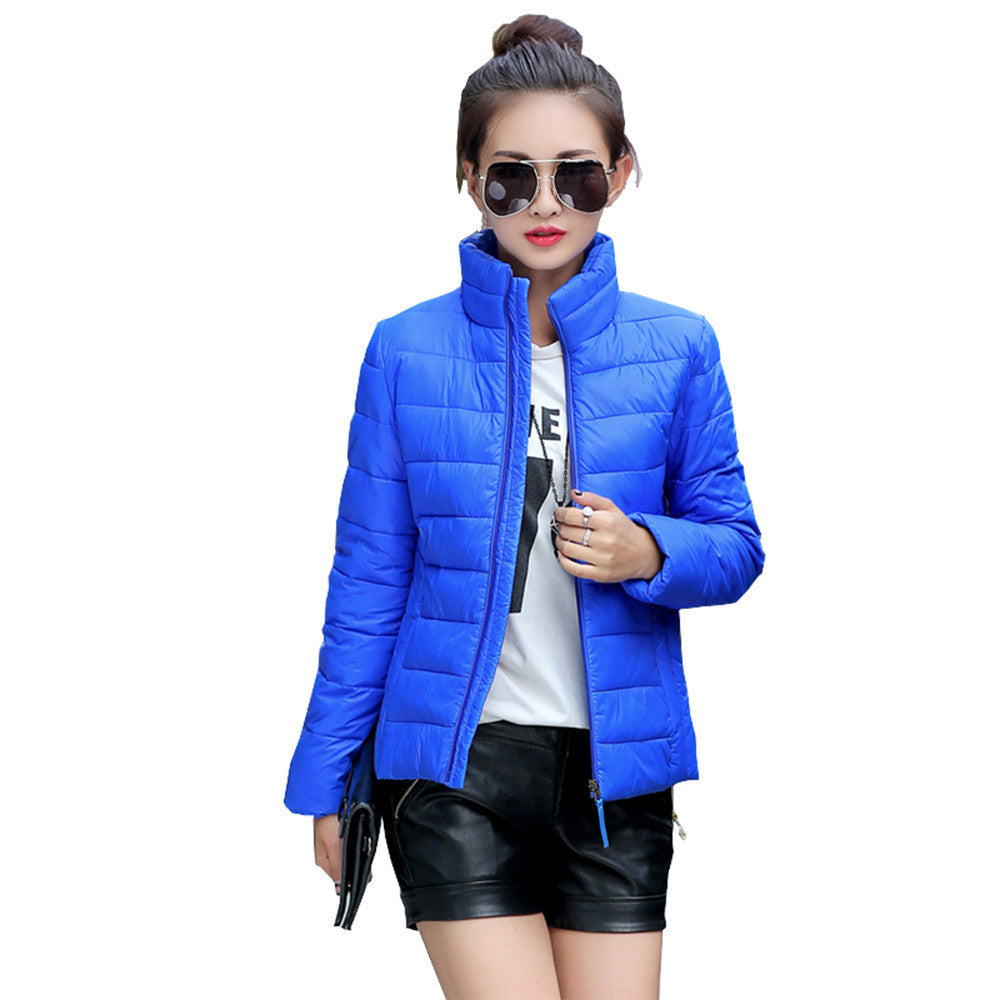 Women Ultra Light Down Jacket Winter Duck Down Jackets Women Slim Long Sleeve Parka Zipper Coats Pockets Solid-Dollar Bargains Online Shopping Australia