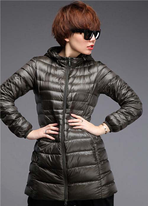Winter Women Long Down Jackets Fashion Ultra Light White Duck Down Coat Hooded Down Parkas For Women XXXL Plus Size-Dollar Bargains Online Shopping Australia
