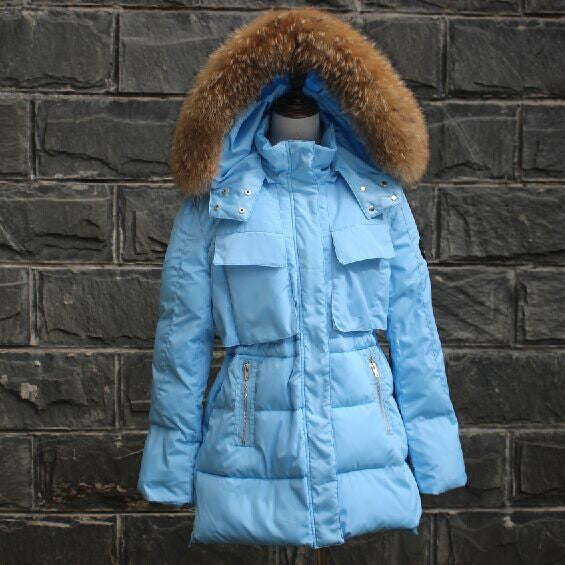Quality Large Faux Fur Winter Jacket Women Fur Collar Hooded Thick Down Coat For Women Winter Parka-Dollar Bargains Online Shopping Australia