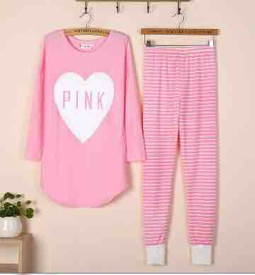 19 Styles Casual Women Pajamas Set Cartoon O-Neck Long Sleeve Pyjamas For Women Summer Nightwear Sleepwear Suit Pink M~XL-Dollar Bargains Online Shopping Australia