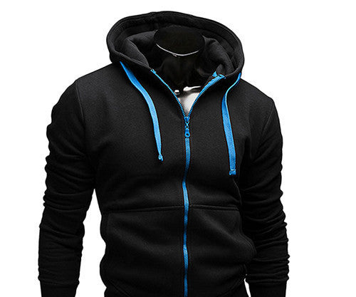 fashion Sweatshirt men hit color men hoodies hip hop side zipper mensports suit slim-Dollar Bargains Online Shopping Australia