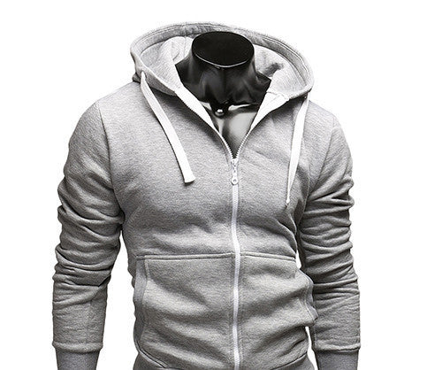 fashion Sweatshirt men hit color men hoodies hip hop side zipper mensports suit slim-Dollar Bargains Online Shopping Australia