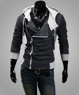 Men's casual hooded Casual Hoodie coat man cardigan slim Sweatshirts Jackets M-4XL-Dollar Bargains Online Shopping Australia