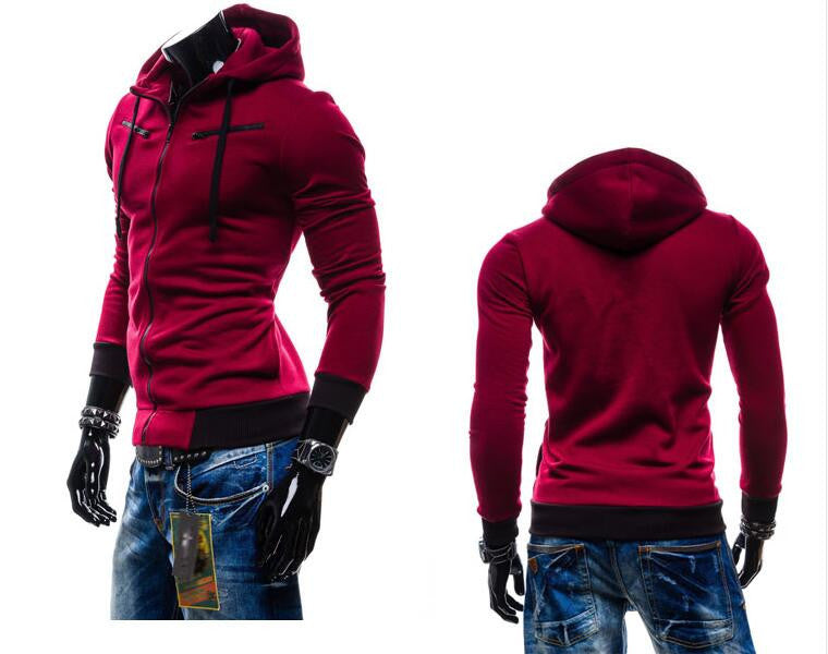 Men's casual hooded Casual Hoodie coat man cardigan slim Sweatshirts Jackets M-4XL-Dollar Bargains Online Shopping Australia