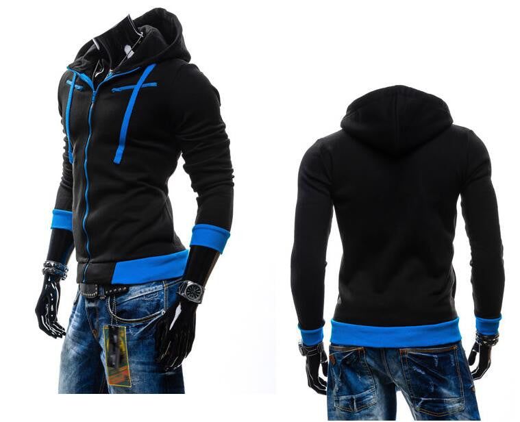 Men's casual hooded Casual Hoodie coat man cardigan slim Sweatshirts Jackets M-4XL-Dollar Bargains Online Shopping Australia