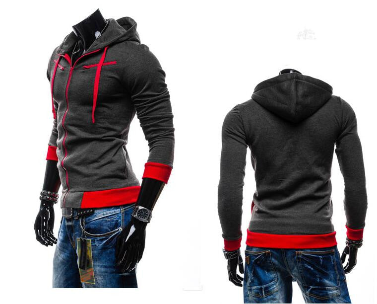 Men's casual hooded Casual Hoodie coat man cardigan slim Sweatshirts Jackets M-4XL-Dollar Bargains Online Shopping Australia