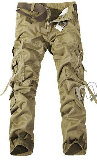 Men Cargo Pants army green grey black big pockets decoration Casual easy wash male autumn pants P1309-Dollar Bargains Online Shopping Australia