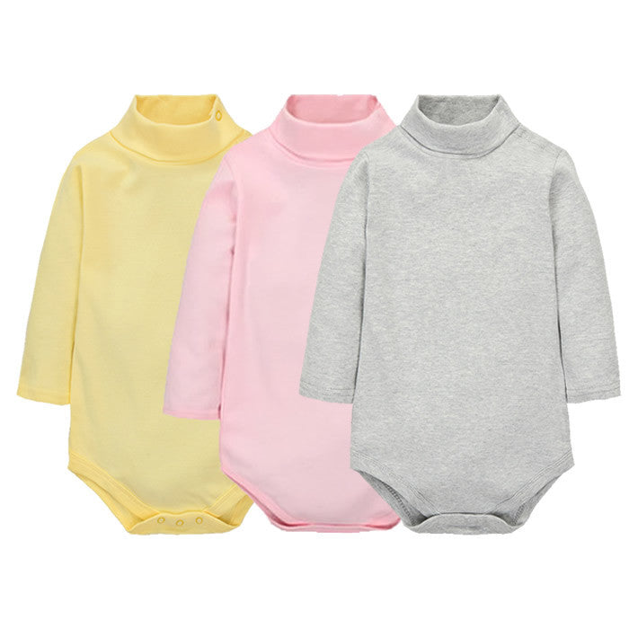 6 Color Baby Clothing born baby boys girls clothes Jumpsuit Long Sleeve Infant Product solid turn-down collar Romper-Dollar Bargains Online Shopping Australia
