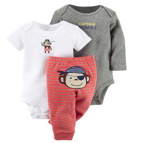 100% Cotton 3-24M set baby boy clothes baby girl clothes born 3piece ropa bebe boy-Dollar Bargains Online Shopping Australia