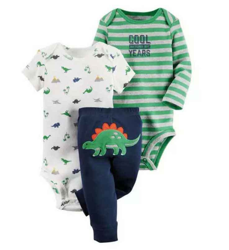 100% Cotton 3-24M set baby boy clothes baby girl clothes born 3piece ropa bebe boy-Dollar Bargains Online Shopping Australia