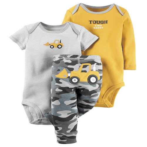 100% Cotton 3-24M set baby boy clothes baby girl clothes born 3piece ropa bebe boy-Dollar Bargains Online Shopping Australia