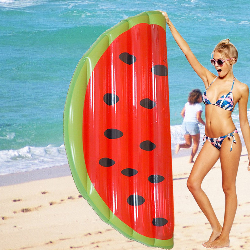 180*90cm Water Toys Inflatable Half Mattress Watermelon for Summer Holiday Inflatable Swimming Pool Party Favor Air Mattress-Dollar Bargains Online Shopping Australia
