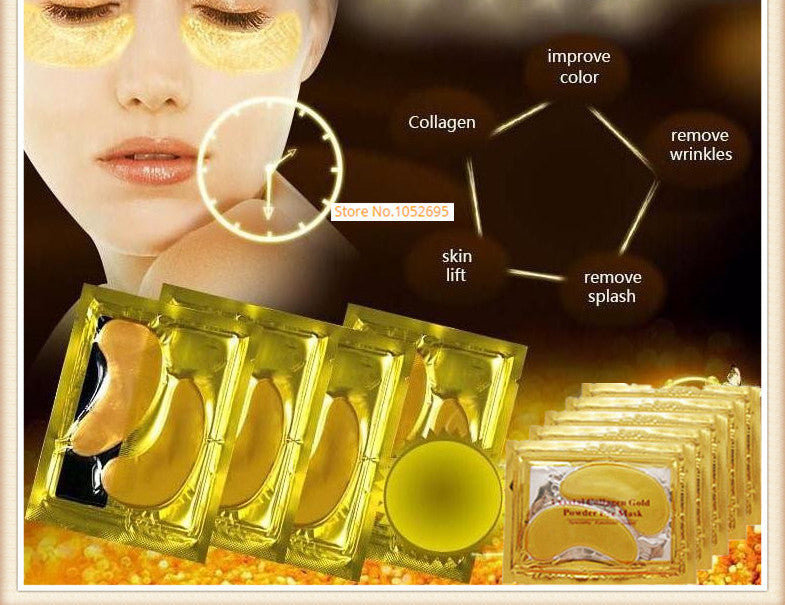 High Gold Crystal collagen Eye Mask eye patches 20pcs=10packs-Dollar Bargains Online Shopping Australia