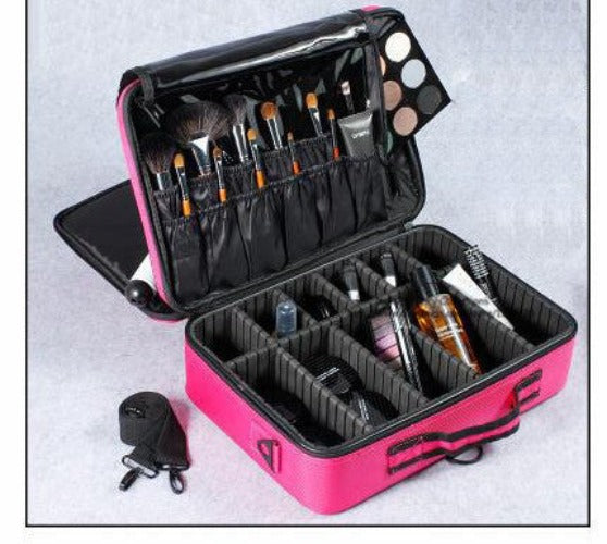 High Quality Professional Empty Makeup Organizer Bolso Mujer Cosmetic Case Travel Large Capacity Storage Bag Suitcases-Dollar Bargains Online Shopping Australia