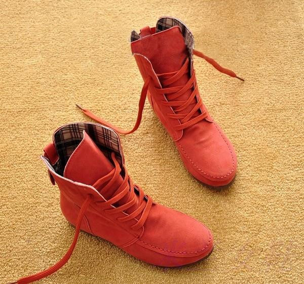 Autumn and Winter Boots Snow Boots for Women and Men Martin Boots Suede Leather Boots Couples Shoes Cotton-Dollar Bargains Online Shopping Australia