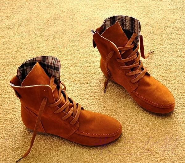 Autumn and Winter Boots Snow Boots for Women and Men Martin Boots Suede Leather Boots Couples Shoes Cotton-Dollar Bargains Online Shopping Australia