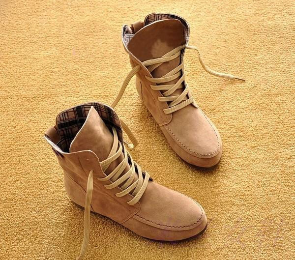 Autumn and Winter Boots Snow Boots for Women and Men Martin Boots Suede Leather Boots Couples Shoes Cotton-Dollar Bargains Online Shopping Australia