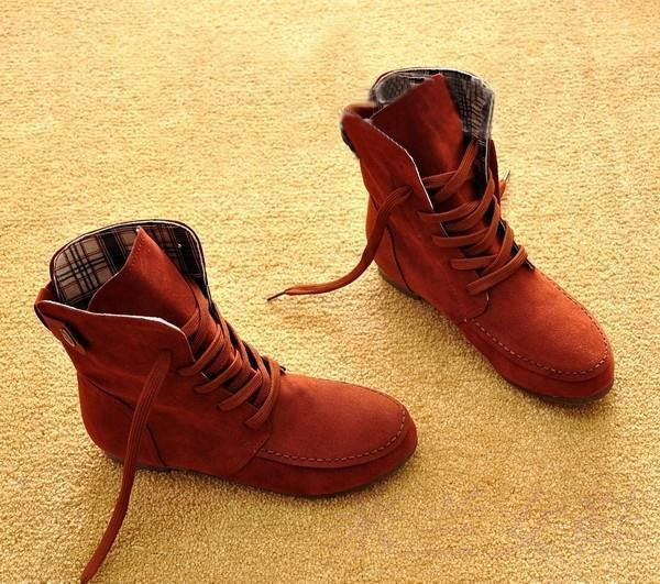 Autumn and Winter Boots Snow Boots for Women and Men Martin Boots Suede Leather Boots Couples Shoes Cotton-Dollar Bargains Online Shopping Australia