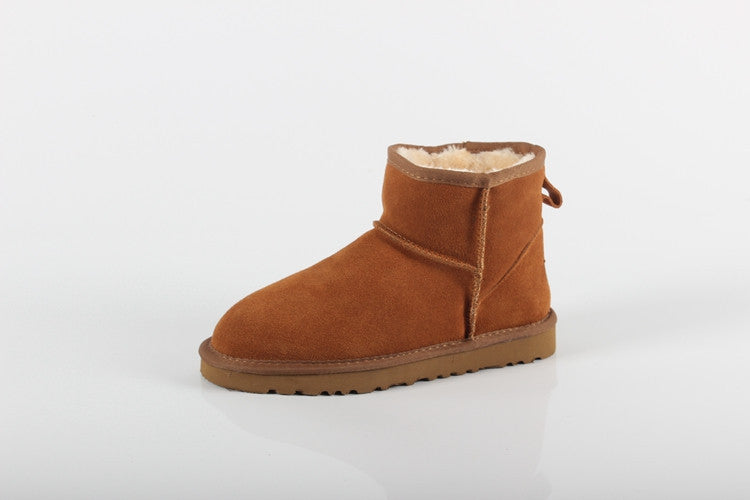 Women Men Fashion High Quality Women Genuine Suede Leather Australia Classic Warm Winter Unisex Snow Boots Size plus size-Dollar Bargains Online Shopping Australia