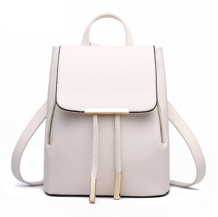 Women Backpack High Quality PU Leather Mochila Escolar School Bags For Teenagers Girls Top-handle Backpacks Herald Fashion-Dollar Bargains Online Shopping Australia